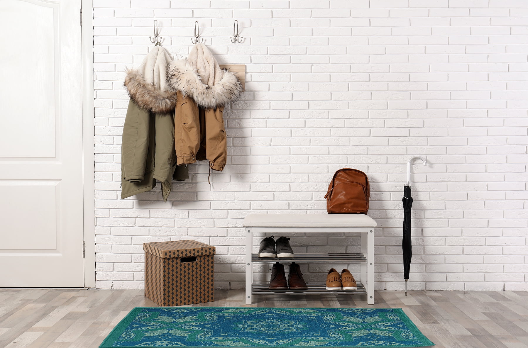 Simply Daisy 3' x 5' Desert Turquoise Shawl Rug