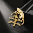 thumbnail image 2 of AOOOWER Catching Fish Cat Brooches for Women Unisex Metal Naughty Pet Party Pins, 2 of 11