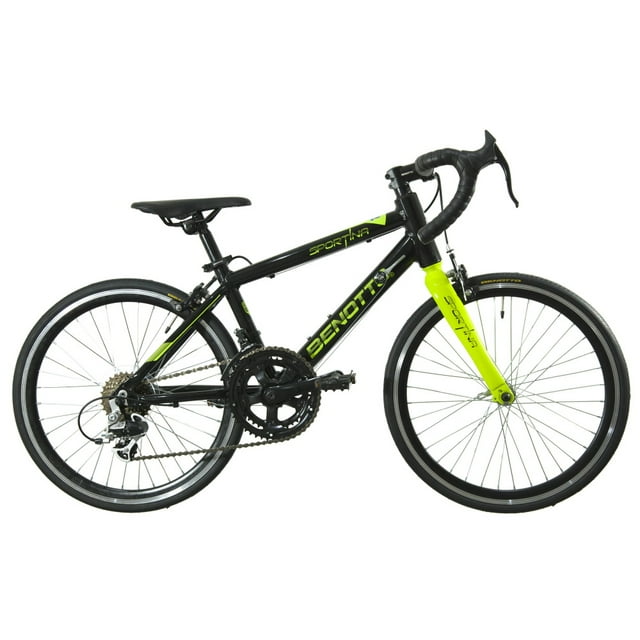 Bicicleta Ruta Benotto Sportina R20 14V Aluminio Negro Verde