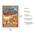 thumbnail image 2 of Banff Canada - Indian Days - Canadian Pacific Railway - Vintage Railroad Travel Poster by W. Langdon Kihn c.1926 - Master Art Print (Unframed) 9in x 12in, 2 of 4