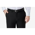 thumbnail image 3 of Men’s Haggar® Premium Comfort Flex-Waist Slim-Fit Stretch Flat-Front Dress Pants Color: Black Size: 33X30, 3 of 3