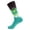 Green, variant on Unisex Crew Socks Grid Seamless Colorful Socks Classic Retro British Style Streetwear Hosiery