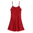 thumbnail image 4 of QJUHUNG Women‘s Satin Comfortable Slip Dress, 4 of 4