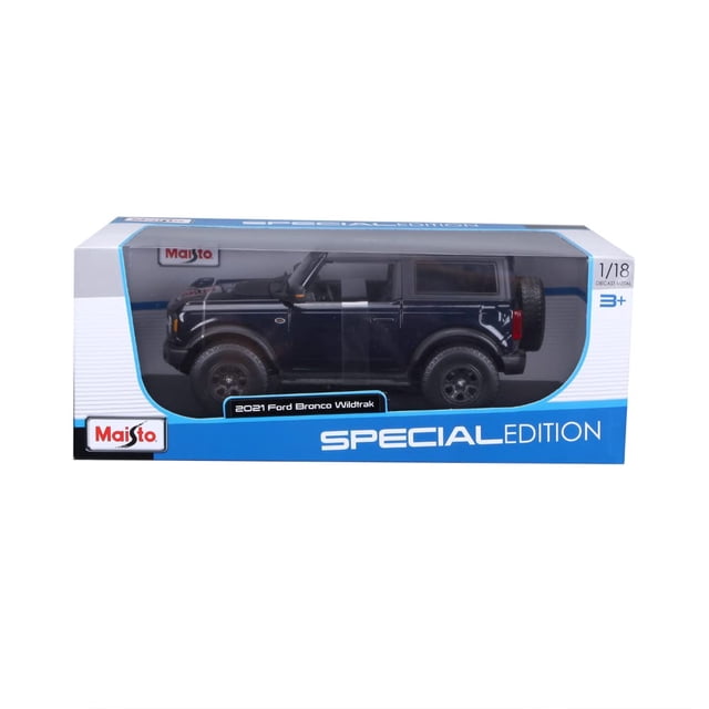 Maqueta de coche Maisto 2021 Ford Bronco Wildtrak a escala 1/18 de Maisto