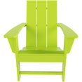 thumbnail image 4 of Palms Chaise Adirondack Moderne en Plein Air avec Ensemble de Table Ronde de Foyer, 4 of 6