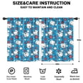 thumbnail image 2 of Blackout Kids Curtains,Blue Stars and Baseballs Pattern Childrens Insulated Curtains Set Of 2,Bedroom Essentials,Toddler Room Decor 42"x54", 2 of 5