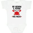 thumbnail image 3 of Inktastic Memaw and Pepaw Love Me Boys or Girls Baby Bodysuit, 3 of 5