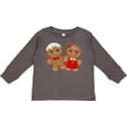 thumbnail image 3 of Inktastic Gingerbread Couple Boys or Girls Long Sleeve Toddler T-Shirt, 3 of 5