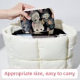 thumbnail image 6 of Totoro Velvet Portable Necklace Holder with Removable Compartment - Earring Organizer, Jewelry Boxes, Organizer Box - Gift, 6 of 7