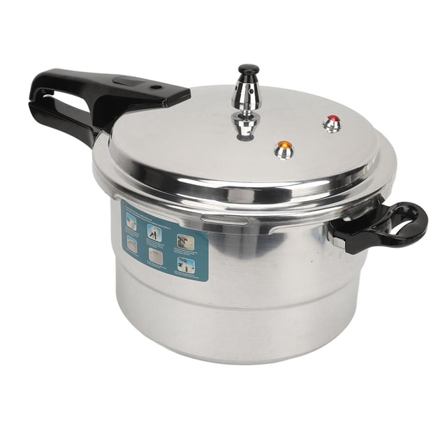 Pressure Cooker, Thickened Aluminum Valves Pressure Cooker Cookware Pressure Canner Rice Cooker with Steaming Plate, Household Stovetop Pot Canner for Induction Cooker Gas