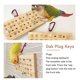 thumbnail image 4 of Juguete Masticable Para Escalar Loros, Interesante Juguete Interactivo Resistente A Las Mordeduras Con Forma De Teclado, Juguete De Madera Para Pájaros, 4 of 7