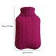 thumbnail image 3 of Funda Para Botella De Agua Caliente Funda para botella de agua caliente, calentador de manos y pies, funda de felpa para cama (rojo rosa), 3 of 8