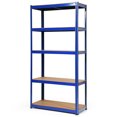 thumbnail image 3 of Topcobe 72" Storage Rack with 5 Adjustable Shelves for Books Kitchenware, Metal Shelves for Storage, Garage Shelves, Navy, 3 of 12