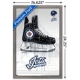 thumbnail image 3 of NHL Winnipeg Jets - Drip Skate 21 Wall Poster, 14.725" x 22.375", Framed, 3 of 3