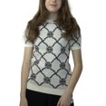 thumbnail image 4 of Haiying Snider Knit Short Sleeve Crew Neck Blouses & Tops (Women's), 4 of 4