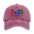 thumbnail image 3 of 2026 Soccer Event Cap, Host Nation Printed Headwear, Fashionable Outdoor Sun Guard, Athletic Match Fan Hat, Commemorative Baseball Cap, 3 of 5