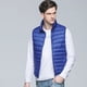 thumbnail image 5 of Chaleco de plumón ligero y fino para otoño e invierno, chaleco corto de plumón de pato blanco con cuello vertical para hombre, chaleco de talla grande, 5 of 6