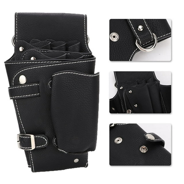 Sac à Ciseaux, Sac à Taille en Ciseaux, Cuir PU Résistant aux Rides pour Porte-Ciseaux Barber