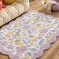 thumbnail image 1 of Decorative Home Carpet Large Area Colorful Living Room Flower Thickened Decoration Rug Non-slip Washable Floor Mat, 1 of 7