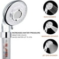 thumbnail image 2 of Shower Head, Anti Lime Negative Ion and Chlorine Double Filter Shower Head, with Filtration System and 3 Shower Modes, High Pressure Water Saving Hand Shower Filter., 2 of 7