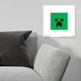 thumbnail image 5 of Gallery Pops Minecraft: Iconic Pixels - Mobs - Creeper Wall Art, Unframed Version, 12" x 12", 5 of 5