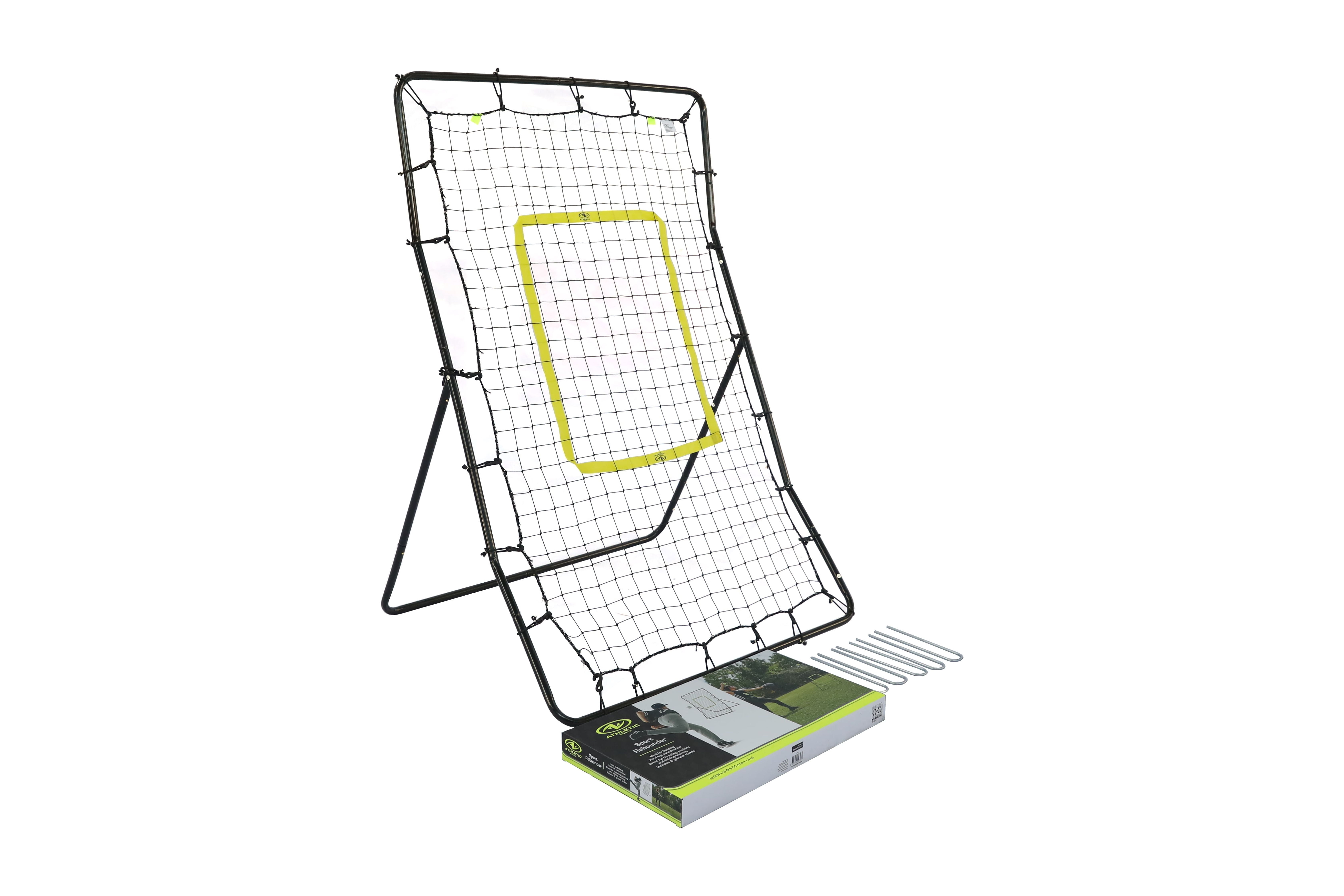 Athletic Works 36 In. x 55 In. Baseball Rebounder Net with Fastpitch Softballs