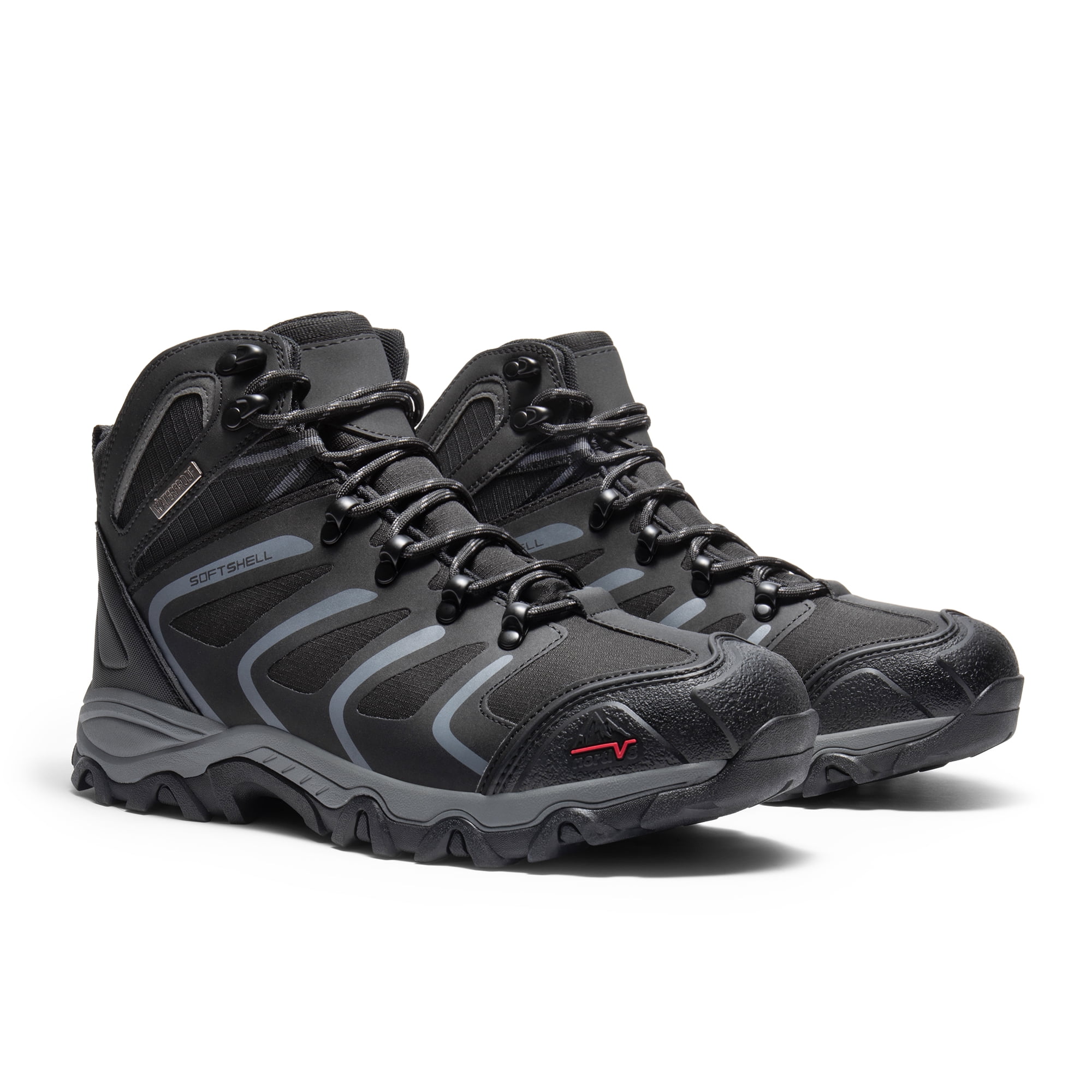 BURUDANI Mens Waterproof Hiking Boots Backpacking Lightweight Outdoor Work Boots