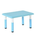 thumbnail image 2 of ZToonmas School Supplies Children'S Combined Study Table Plastic Work Table Can Be Raised and Lowered, 2 of 4