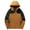 Coffee, variant on Men's 3-in-1 Waterproof Jacket with Detachable Hood Windproof Rain Coat Thermal Lined Hiking Ski Jacket with Zippered Pockets Sizes S-5XL