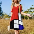 thumbnail image 2 of Mondrian Robe d'Été Vêtements pour Femmes Robe de Soirée de Luxe pour Femme, 2 of 4