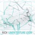 thumbnail image 4 of Decoultimatex Aqua Blue Valance Curtains for Windows Print Tree Branch Semi-Sheer Valance，1 Panel 50"W x 15"L, 4 of 5