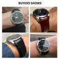 thumbnail image 4 of Correa de reloj de cuero genuino para Tissot 1853 T035 Correa de reloj Kutu para hombre 22 mm 23 mm 24 mm Piel de vaca Coolfigure T035410a Accesorios, 4 of 5