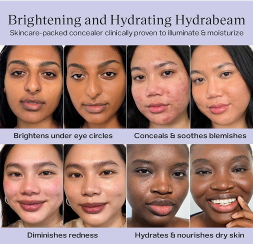 Saie Hydrabeam 0.2 Brightening & Hydrating Under Eye Concealer - HB Three & Half