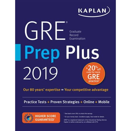 GRE Prep Plus 2019 : Practice Tests + Proven Strategies + Online + Video +