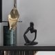 thumbnail image 5 of Mini Estatua Pensador Abstracto FLhrweasw para Manualidades Oficina Negro Piensa en La Izquierda, 5 of 9