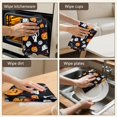 thumbnail image 5 of 6 Pcs Funny Kitchen Towels,Classic Halloween Icons Pattern Microfiber Dish Towels,Kitchen Tea Towels,Kitchen Towel Set (18" X 26"), 5 of 7