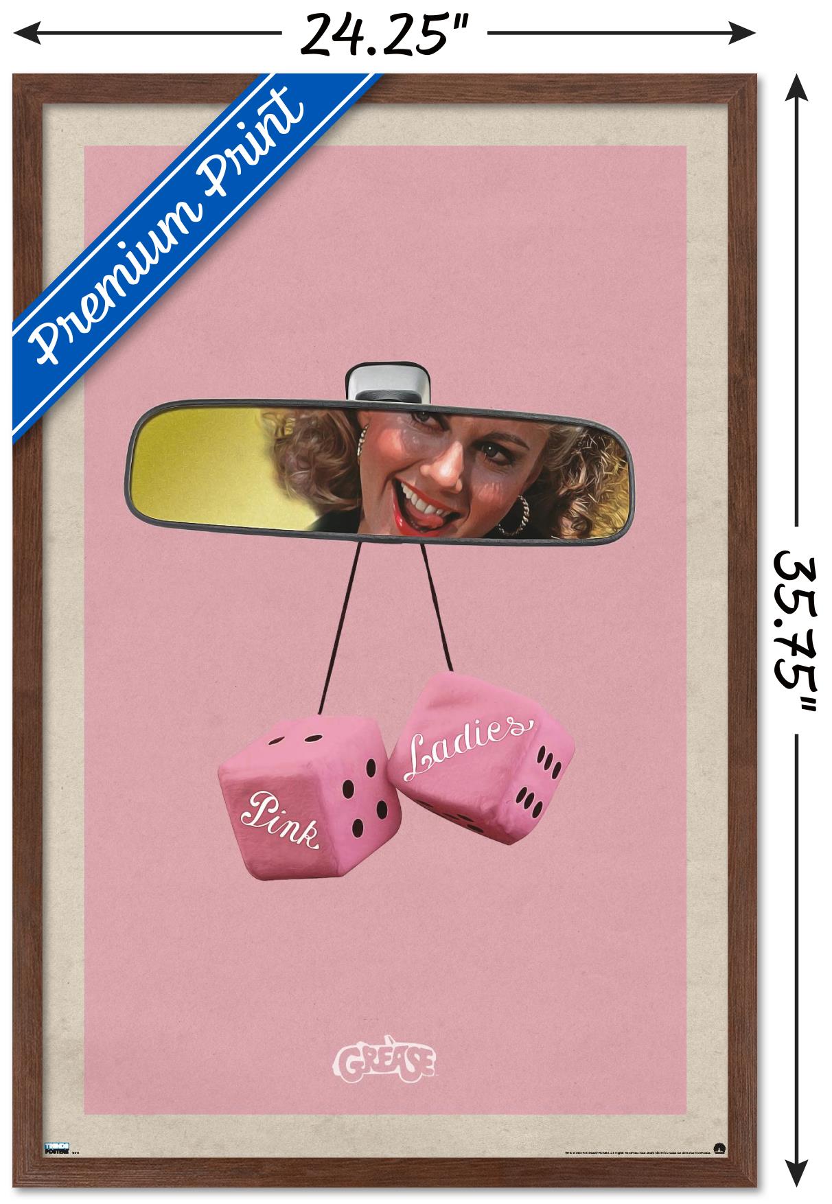Grease - Dice Wall Poster, 22.375" x 34", Framed