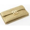 thumbnail image 6 of Straw Clutch Purses for Women Vintage Summer Straw Beach Bag Woven Purse Wicker Rattan Envelope Clutch for Wedding, 6 of 7