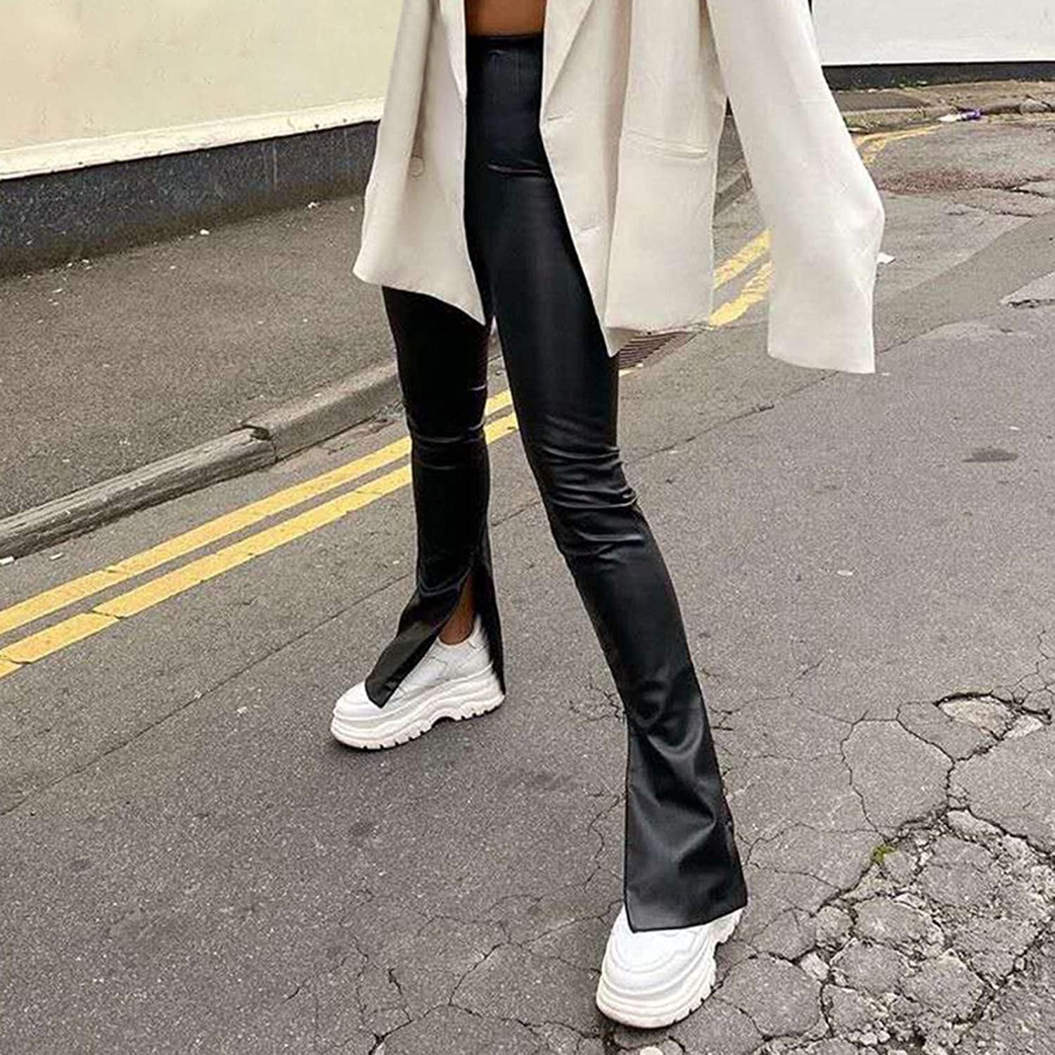 Pu Leather Pants,Fashion Women PU 