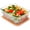 7×5inches, variant on Small Glass Baking Dish with Lid,(7×5 inches)Deep Rectangular Baking Dish for Oven