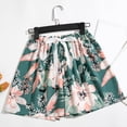 thumbnail image 2 of FAZVAOO Women's Pajama Shorts,Floral Printed Drawstring Elastic Waist Sleep Shorts,7"Inseam, 2 of 5