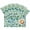 SpringGreen SeaGreen, variant on Palm Leaves Placemats for Dinning Table Set of 4, Green Blue Tropical Plants Summer Country Burlap Kitchen Place Mats Waterproof Cloth Table Mats, Indoor Outdoor Placemats Easy Clean Dinner Decor