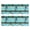 Bigfoot and Guitar Blue Pattern, variant on Bigfoot and Banana Green Pattern Anti Fatigue Kitchen Rugs Set Of 2, Non Slip Washable Decorative Floor Mats for Sink Laundry and Home Use, 17"x47"