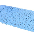 thumbnail image 4 of Alfombra rectangular para ducha, antideslizante, piedra de PVC, alfombra para baño, cocina, baño, almohadilla para pies ecológica, azul cielo tholdsy JJ19046-06, 4 of 6