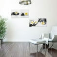 thumbnail image 5 of Black and White Zen Stone Wall Art Yellow Flower Picture Still Life Canvas Relaxing Painting Home Office Bathroom Decor, 5 of 6