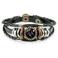 thumbnail image 2 of Fiudx Pulsera de Constelación, Elegante Diseño de Cuerda de Cuero, Puños Punk Tejidos a Mano, Material de Aleación Resistente, Regalo Ideal para Cualquier Ocasión, Perfecta para Amigos o Familiares,, 2 of 2