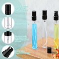 thumbnail image 3 of Spray Bottles Zhehao, atomizador de perfume de vidrio transparente, 50 unidades, 10 ml, 3 of 7