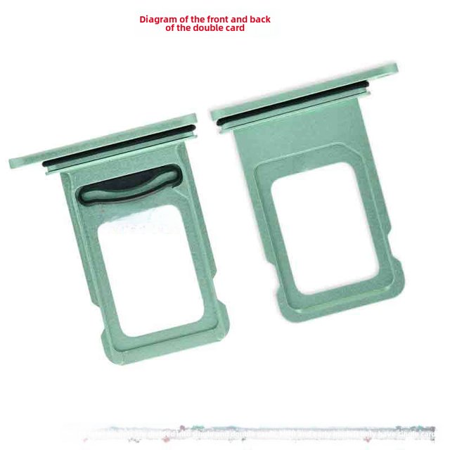 Soporte de tarjeta SIM para teléfono móvil de aleación de aluminio con anillo impermeable y doble soporte de cintura para teléfono móvil Apple