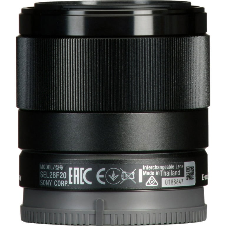 SEL28F20 FE 28mm F2 Full-frame E-mount Prime Lens - Walmart.com