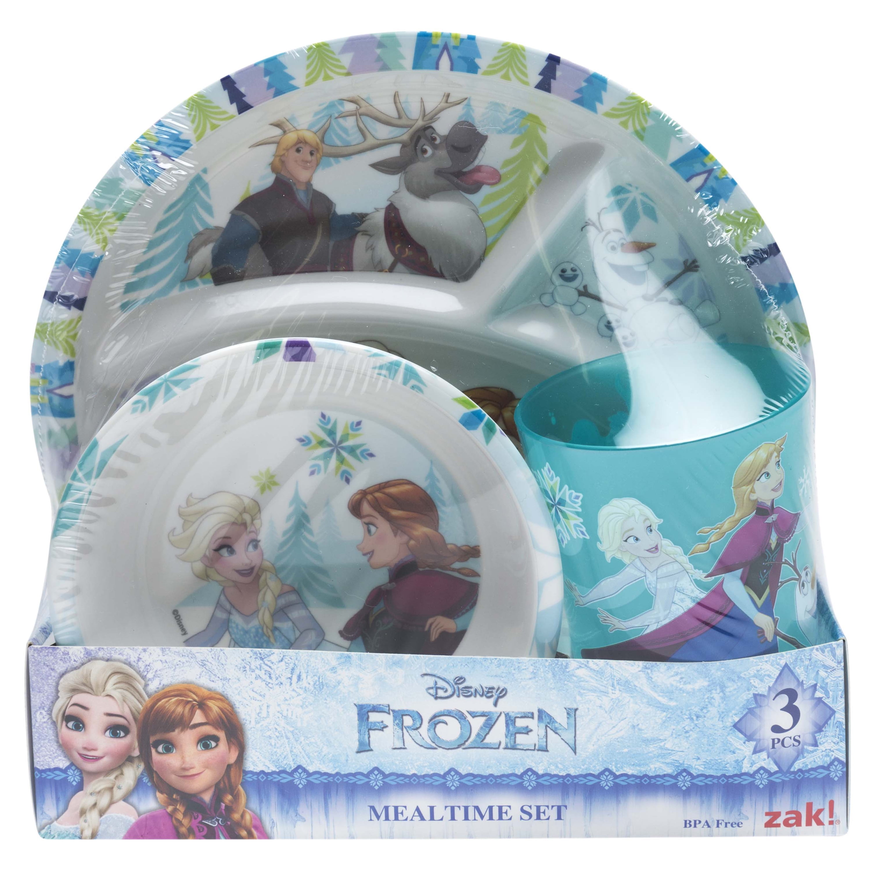 disney frozen plate set